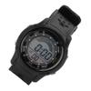 Digital Sports Watch Fashionable Waterproof Stopwatch Alarm Electronic Watch Black
