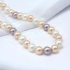 Women's Necklace 8mm Colored Shell Pearl Necklace Round Ocean Mother of Pearl Necklace Highlight Short Necklace