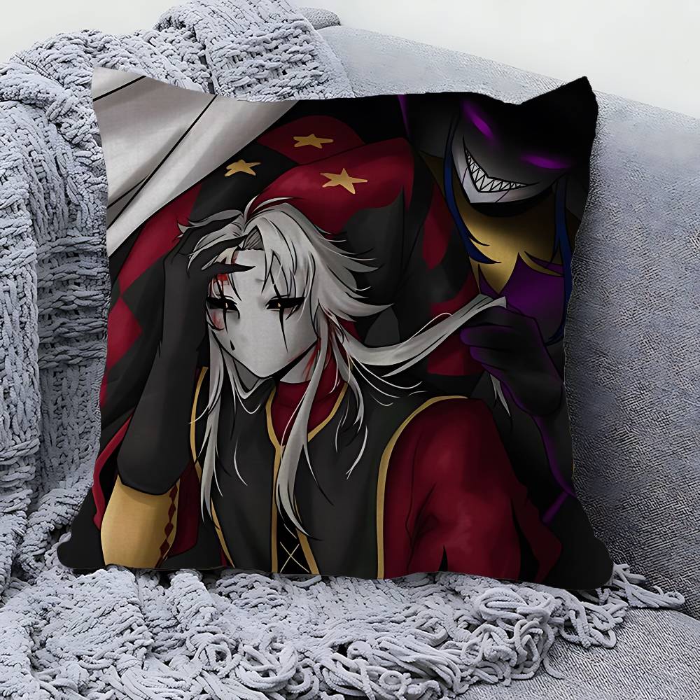 The Freak Circus Pierrot Pillow Gift Home Office Decoration Bedroom Sofa Car Cushion Cover Case 45X45