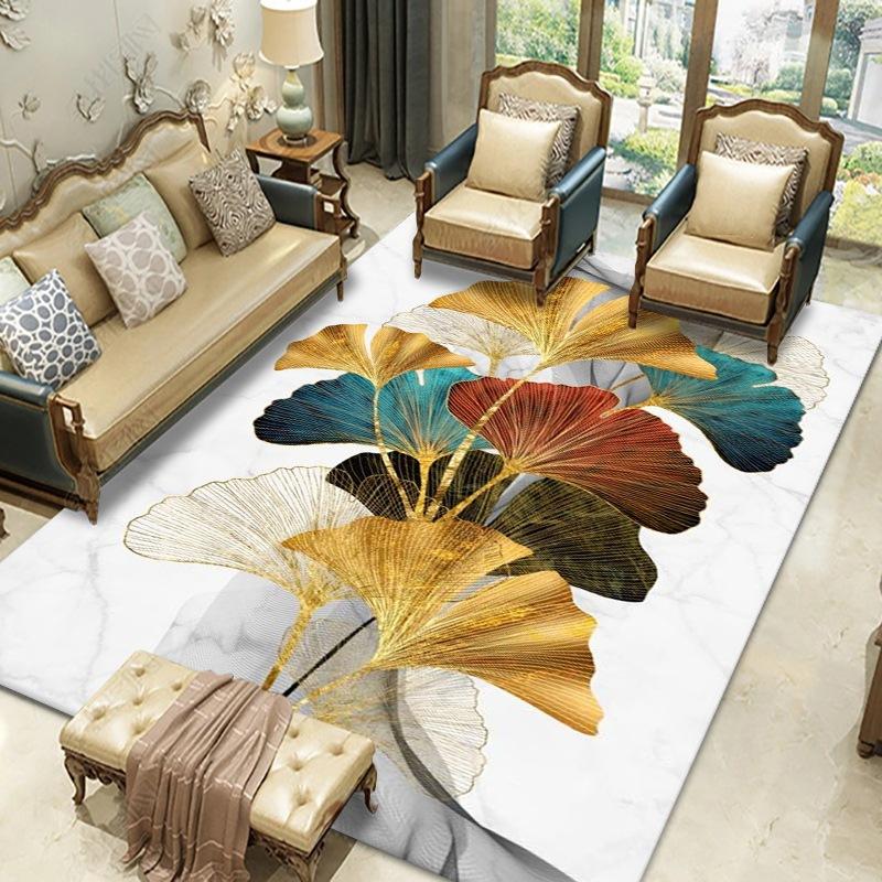 Tappeto Lussuoso Grande per Soggiorno in Stile Europeo Morbido Decorazione Ampia Area Tappetini per Pavimento Domestici Tappeto per Camera da Letto Tappetini per Pavimento Personalizzati per Divano