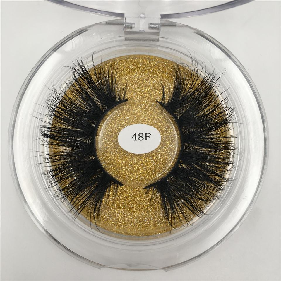RED SIREN 25mm Mink Eyelashes Dramatic Long Natural Lashes Handmade 25 mm 3d Mink Lashes Make Up Vendors Fake Eyelashes