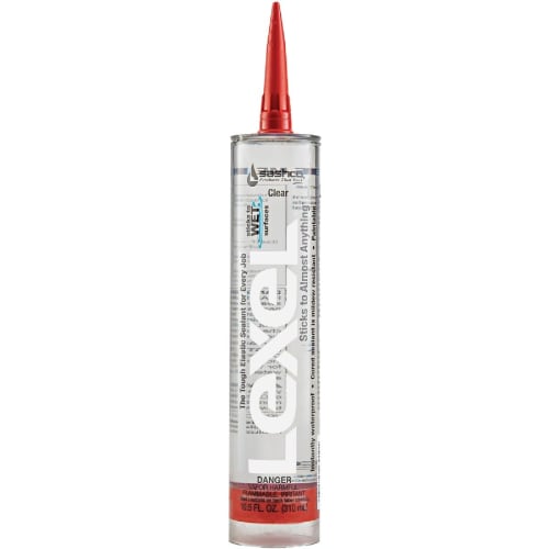 Sashco 13010 10.5 Oz. Sashco Sealant Clear Lexel Adhesive Caulk, 10.5 Oz.