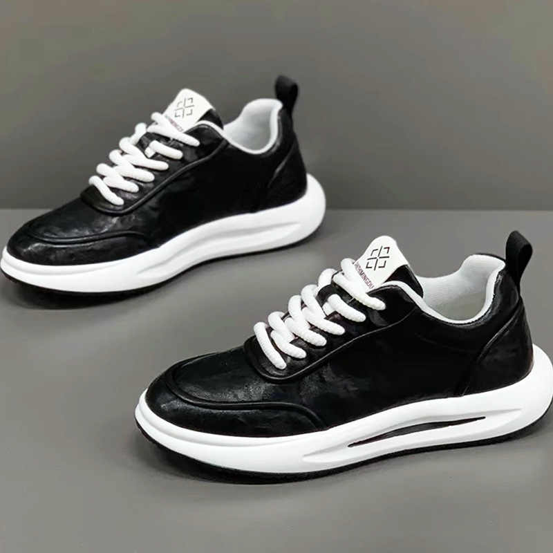 Men s Shoes Casual Sneakers Shoes Leather Forrest Gump Shoes 39