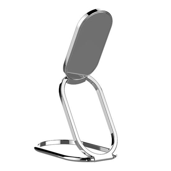 Telefonholder Magnetisk Vinkelabsorpsjon Sammenleggbar Justering Sklisikker Bunn Telefon Ryggmontert Ring Mobiltelefonstativ Forsyning