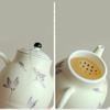 Chinese Ceramic Teapot Handmade Orchid Tea Pot Beauty Tea Infuser Household Ball Hole Filter Kettle Portable Tea Set 120ml