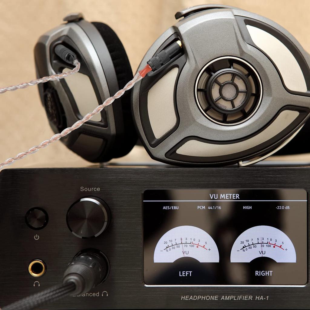 Geekria Apollo Apollo Upgrade Cable 4N OCC Single Crystal Silver Compatible with Sennheiser HD700 Audio Stereo Headphone Upgrade Cable Cord 16 Core