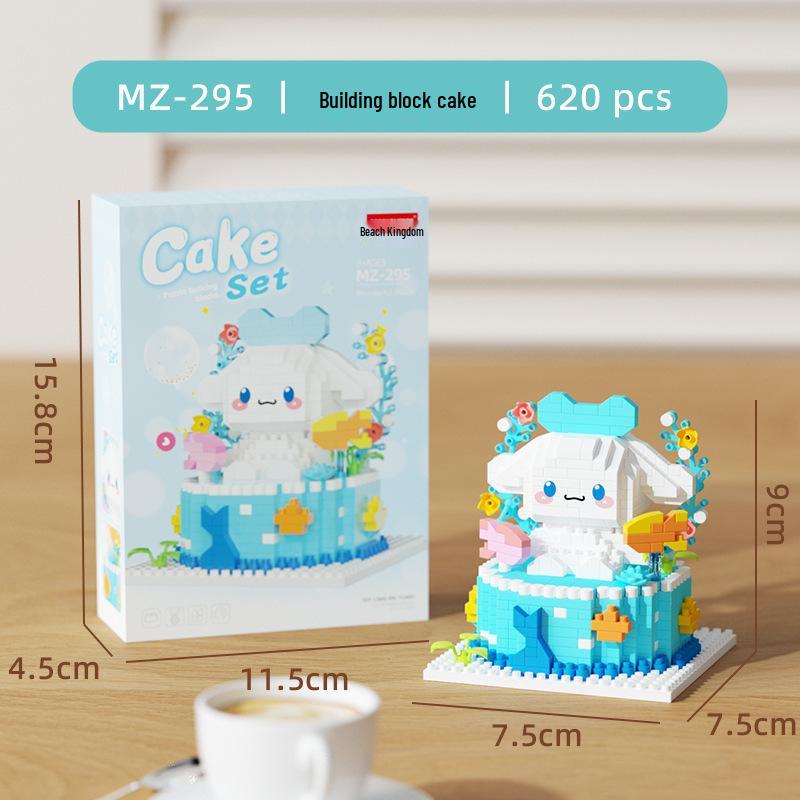 High-Profile Cartoon Cake Block Toy for Kids' Birthday Parties