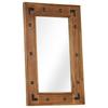 Mirror Solid Acacia Wood 50x80 cm