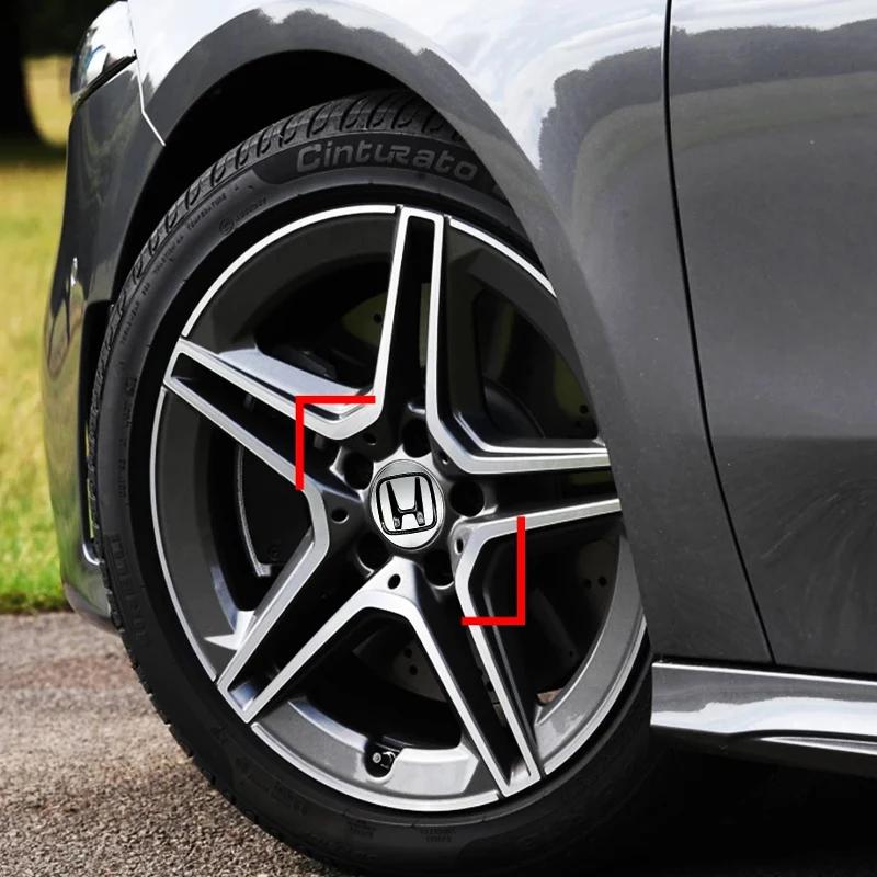 4Pcs ABS 58mm 69mm Car Wheel Center Hub Center Cap Rim Hub Dustproof Cover Emblemem For Honda Accord CRV XRV Civic Odyssey Acces