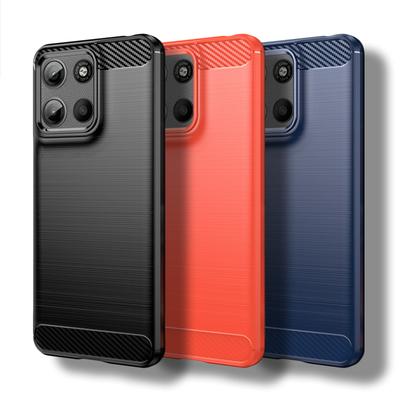 Voor Motorola Moto G15 Hoes Voor Moto G05 G15 G35 G55 G75 G85 Cover Koolstofvezel Schokbestendige Siliconen Bumper Voor Motorola Moto G15