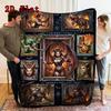 Dark Fantasy Portraits 2D Flat Pattern Flannel Blanket, High Quality All Seasons, Home Decor, Warmth and Comfort, Perfect for Christmas Gifts.