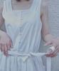 Lagpiswiwedeoweeo Cotton Eyelet Dress - White