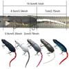 Esca artificiale a forma di topo da 15,5 cm, in plastica, per la pesca di lucci. Esca artificiale a forma di topo, crankbait, ideale per la pesca di lucci.