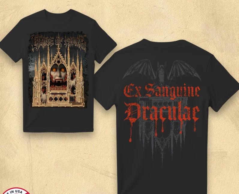 Cradle Of Filth Merch Ex Sanguine Draculae 2025 T-Shirt T