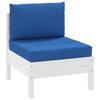 2 Piece Pallet Cushion Set Blue Oxford Fabric