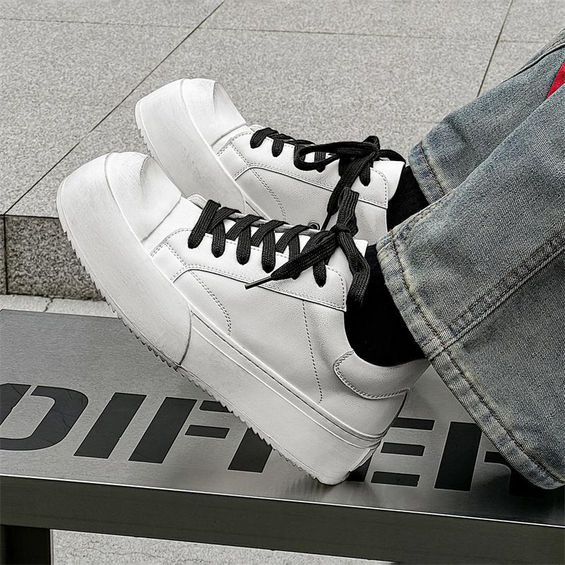Thick soled height increasing men's shoes Brand Trend Street Style Leisure Party young people shoes 38-46 Hot New