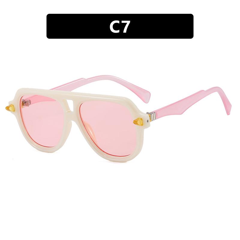 

Женские солнцезащитные очки, модные солнцезащитные очки с большой оправой, очки-авиаторы.