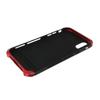 Shockproof Metal Bumper Case Cover For IPhone XS Black+Red