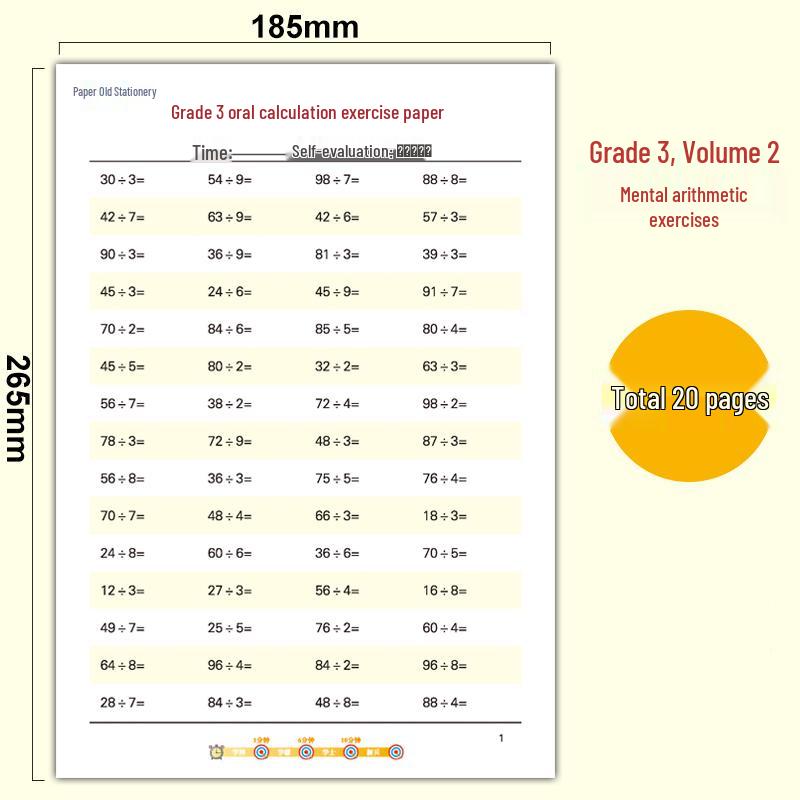 Libro di Esercizi Mentali di Matematica per la Prima Elementare: 30 Domande Giornaliere, Addizione e Sottrazione entro il 20.