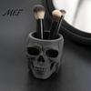 Matte PLA Desk Organizer Skull Shape Pen Holder, Large Capacity Desktop Organizer, Shaped Accessory Finish Storage Cup for Pens And Stationery