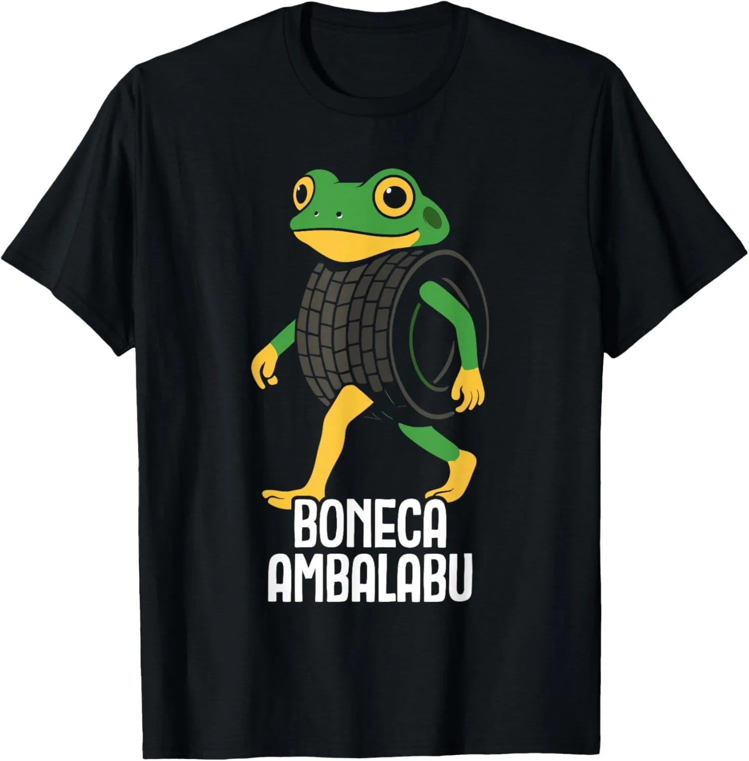 

Ambalabu Frog Tire Meme Graphic Tee Breathable Cotton Casual Unisex TShirt S
