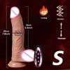 Thrusting Dildo Vibrator Sex Toys Realistic Silicone Penis Remote Control Telescopic Dildos Adult Toy for Women Masturbation 18+