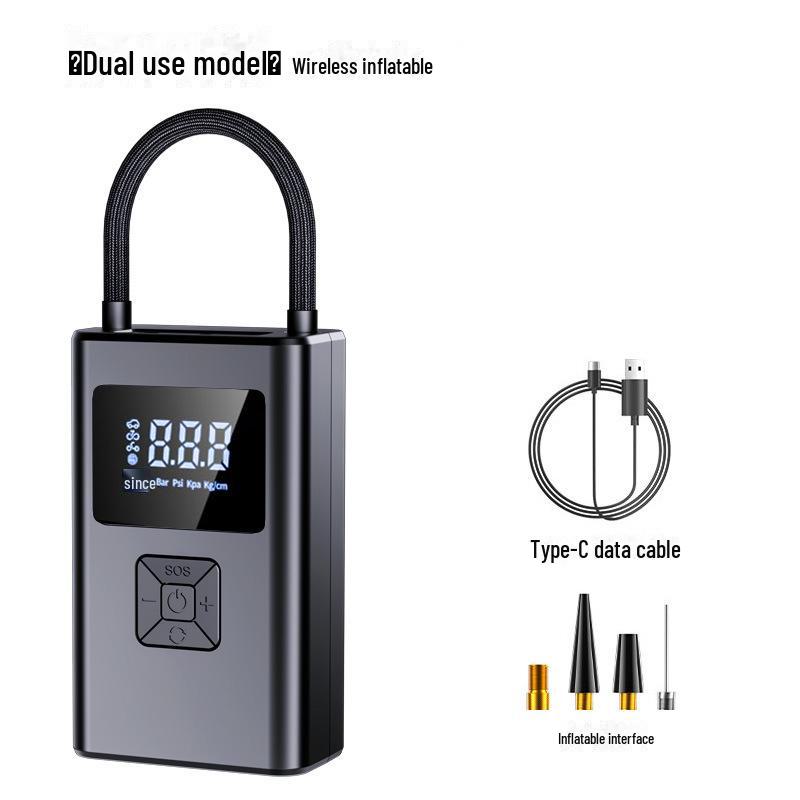 Tragbare Drahtlose Digitale Auto-Reifenluftpumpe