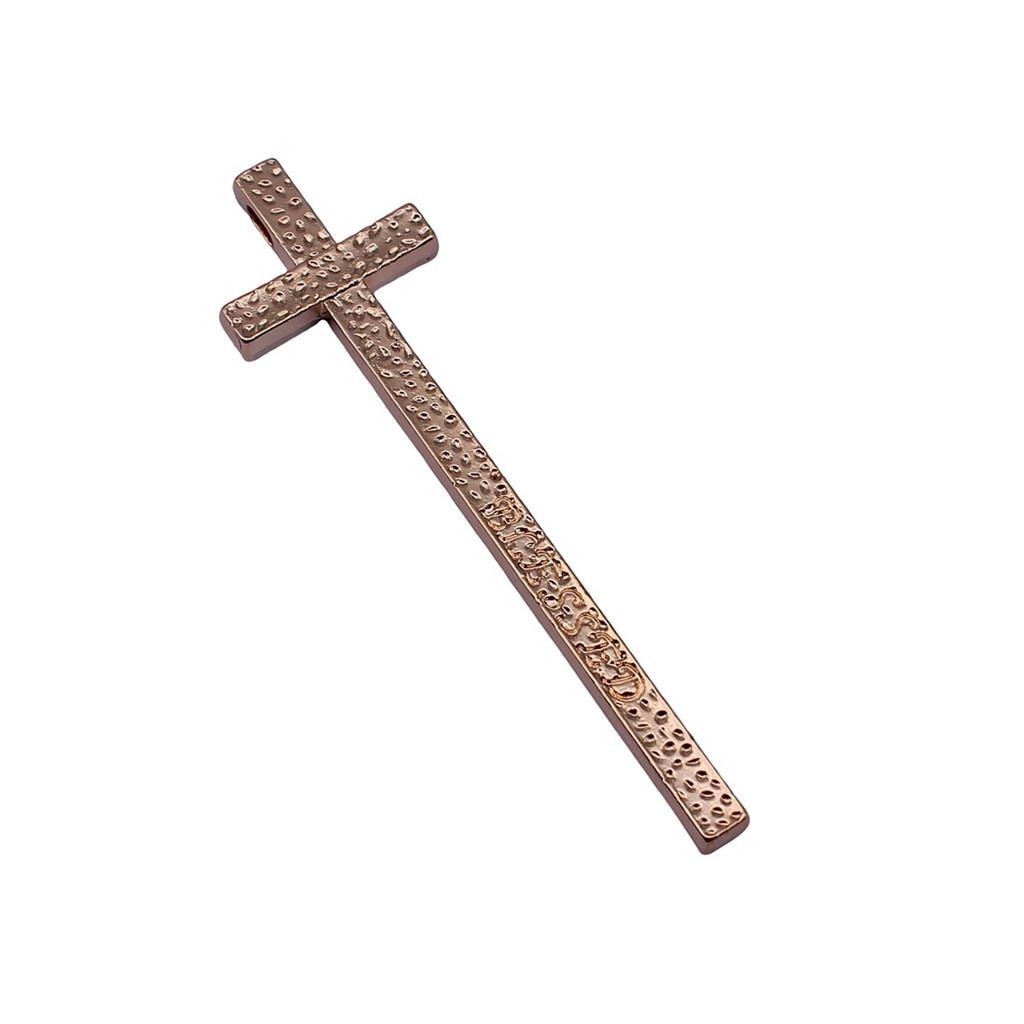 Hollow Cross Charms Multi Color Alloy Pendants For Gothic Christian Jewelry Accessories