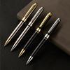 Smooth Writing Pen Metal Ballpoint Pen 1.0mm Rotate Ballpoint Pen Stationery Pen Business Pen for School Office