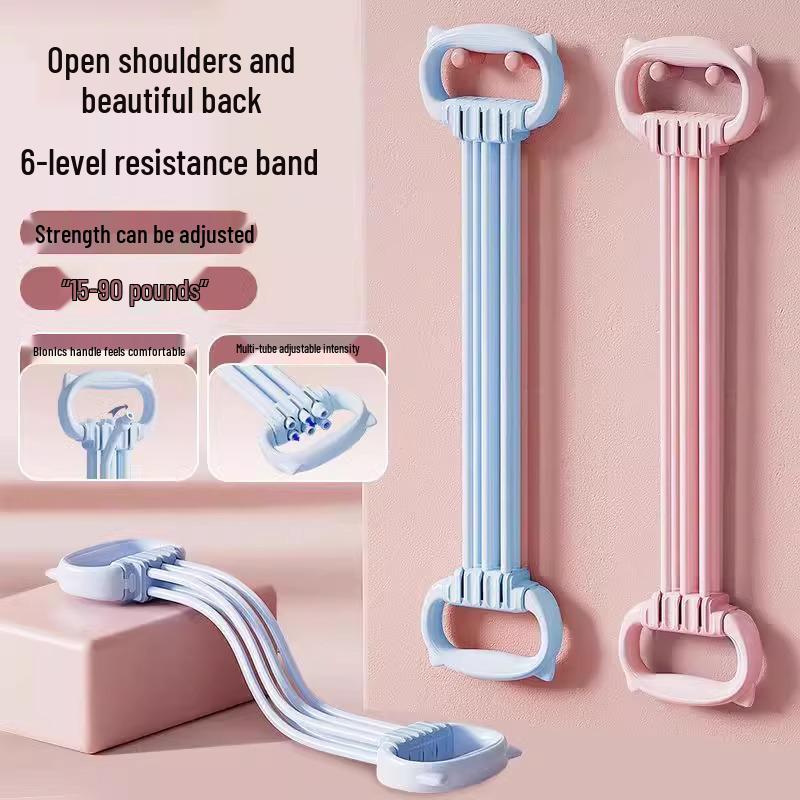 

Специальное предложение для новичков: Силиконовая резинка-восьмерка для сопротивления - Лента для растяжки плеч и спины для йоги для женщин