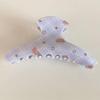 Koreanischer Eleganter Kürbisbogen Polka Dot Haarspange - Groß, Cremige Texturierte Hochsteckfrisur-Accessoire