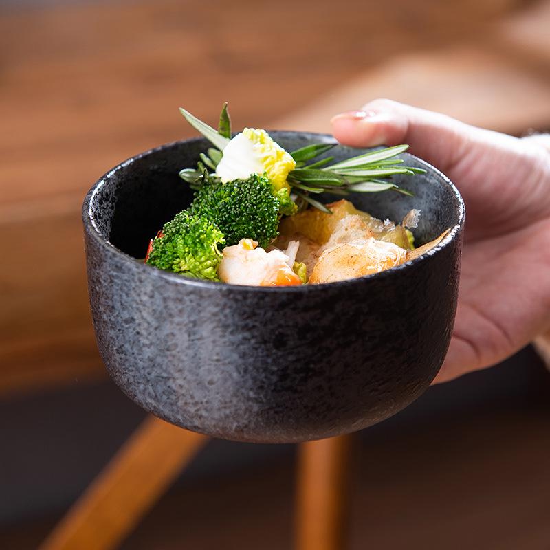 Japanese 5-Inch Rice Bowl: Versatile Tableware for Soup, Salad, and Meals