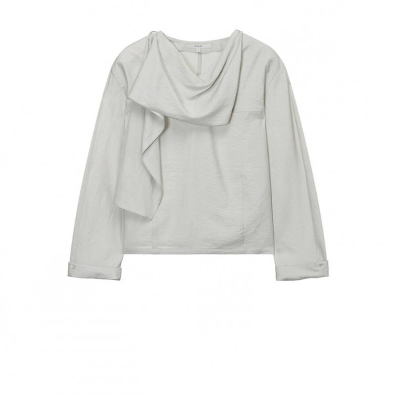 On On Neck Drape Blouse New6sb210 11