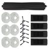 17 Pcs Main Side Brush Filter Mop Cloth Kit For ECOVACS For DEEBOT X2 For OMNI Vacuum Cleaner Accessories Spare To Replace