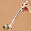 316 Stainless Steel Food Grade Hot Pot Spoon Thickened Long Handled Colander Spoon Soup Spoon Kitchen Utensils