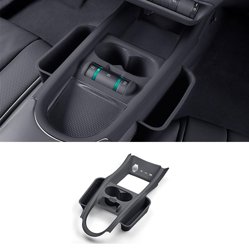 For Byd Dolphin 2024-2025 Car Central Control Fully Covered Silicone Mat Gear Cover Fashion Stain Resistant Auto Supplies чёрный