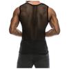 Men's Fashion Muscle Pullover Loose Hollow Eye-catching Mesh Shirt Casual Sexy Men's Vest