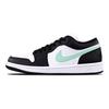Jordan Air Jordan 1 Green Superman Abrasion Resistant Low Top Vintage Basketball Shoes Unisex Black Green 553558-165(Team766-)