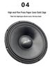 12-Inch Subwoofer, 190 Magnet, 75mm Voice Coil, Outdoor Audio Accessory