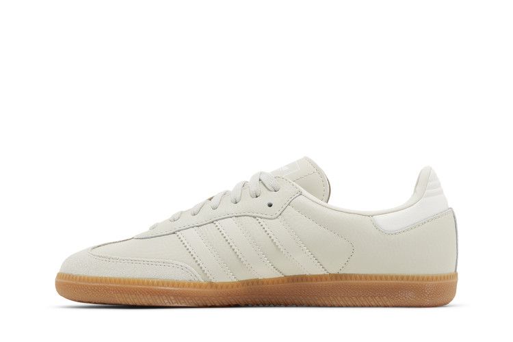 Women's Sneakers adidas Samba OG Aluminum Gum (Women's) Aluminum/Chalk White/Wonder Beige