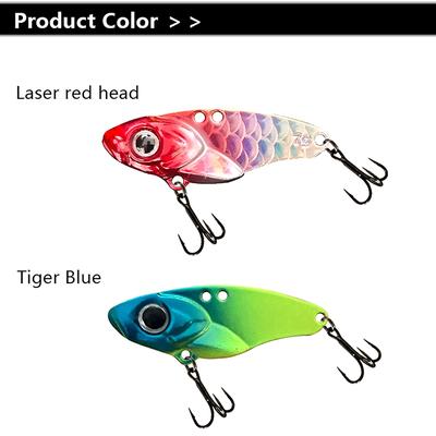 1 Stücke 5-15G Metall Spinner Angelköder Vib Löffel Angelköder Crankbait Bass Künstliche Harten Köder Cicada Vib Angelgerät