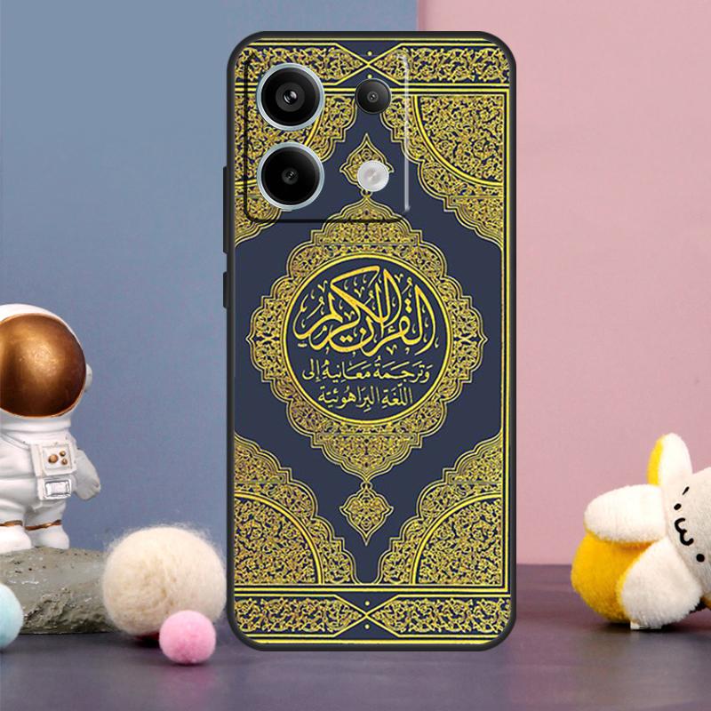 Holy Quran Arabic Case For Xiaomi Redmi Note 14 13 9 10 11 12 15 Pro Plus Redmi 15 15C 14C 10C 12C 13C Cover