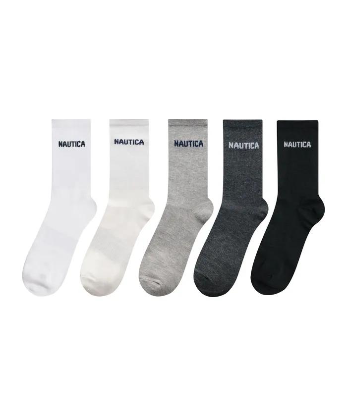 Nautica Signature Long-neck 5 Pairs (4 Colors)