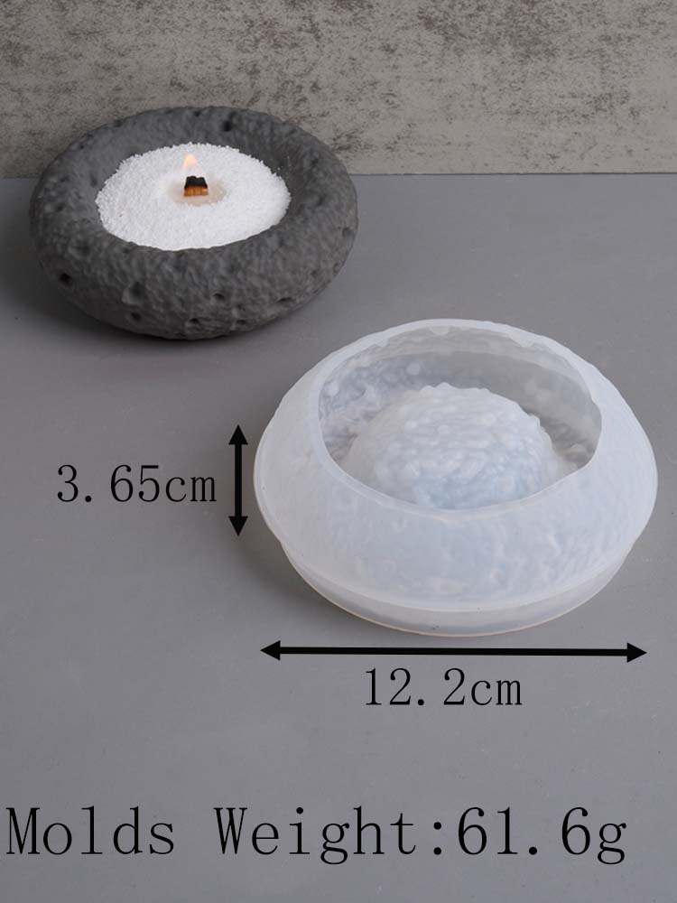 

DIY нерегулярная круглая чаша для свечей из бетона силиконовая форма подсвечник в форме змеи смоляные формы гипсовый цветочный горшок литье домашний декор