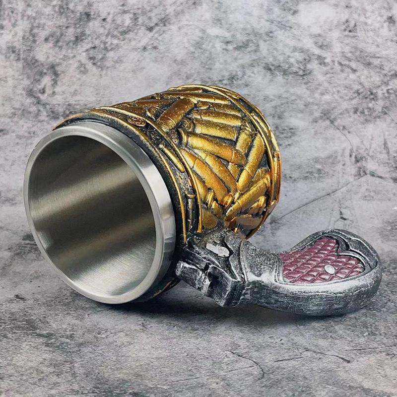 Bullet Stainless Steel Mug Creative Revolver Bullet Cup Shaped Commemorative Gift Bar American Beer Cup