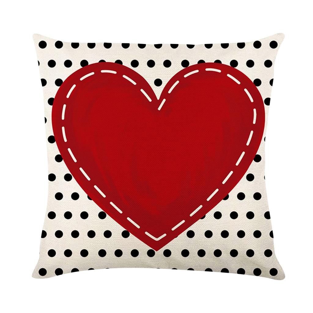 Valentine's Day Couple Pillow Cover Love Key Decoration Pillow Cushion Cover Home Sofa Living Room Pillow Cover