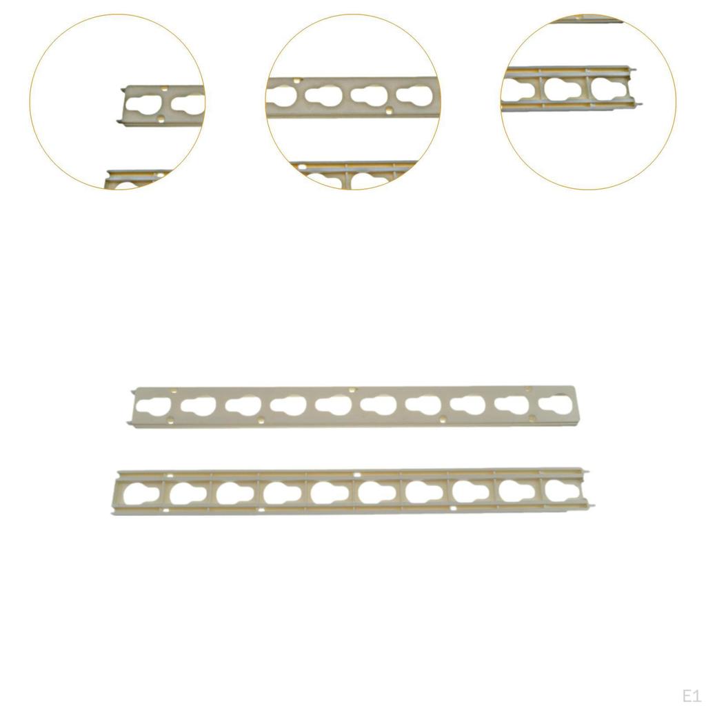 2 Pieces Keyhole Tracks Enhancing Training Sturdy Jumping Bar Equestrian Accessory Equestrianism