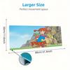 Pippi Longstocking Large Size Mouse Pad Large Gaming Table Cushion Non-slip Laptop Tablet Big Mousepad XXL Mat Mini PC Playmat With Lock edge