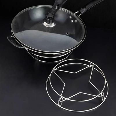 Stainless Steel Heat-Resistant Pot Holder & Countertop Organizer