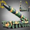 1:50 Dongfeng Missile Carrier Julang Missile Launcher Alloy Metal Diecast Model Car Home Trendy Toys Ornaments Holiday Gifts Boy